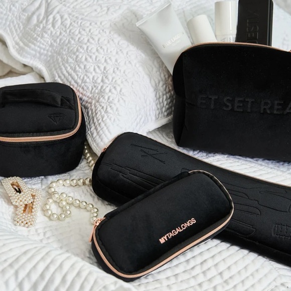 Black Mytagalong cosmetics toiletry case bag - Picture 2 of 13